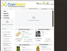 Tablet Screenshot of cuyoexport.com